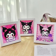 DIY DIAMOND PAINTING Kuromi PHOTO FRAME DIY STICKER PHOTO FRAME CHILDREN'S CRAFTS complete set + DIY