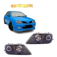 Proton Waja Head Lamp Waja Lampu Depan Frame Black Waja MMC Waja Campro Head Lamp (Full Set 2 pcs)