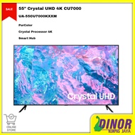 SAMSUNG TV 55" Crystal UHD 4K CU7000 UA-55CU7000KXXM