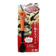 【日本下村工業Shimomura】日本製耐熱章魚燒專用湯匙 (橘)YP-203