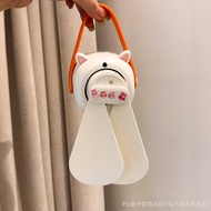 Wall-Mounted Fan Dormitory Mini Small Ceiling Fan High Wind Quiet Charging Fan Remote Control Remote
