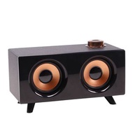 全新復古藍牙音箱新款無線電腦藍牙音響木質迷你藍牙音箱HIFI