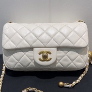 CHANEL香奈兒 金球大mini 芯片款小金球Classic Flap CF 22B 經典菱格翻蓋