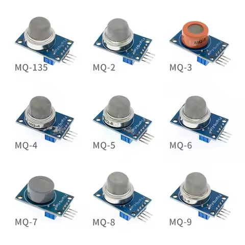 MQ-2 MQ-3 MQ-4 MQ-5 MQ-6 MQ-7 MQ-8 MQ-9 MQ-135 Detection Smoke methane liquefied Gas Sensor Module f