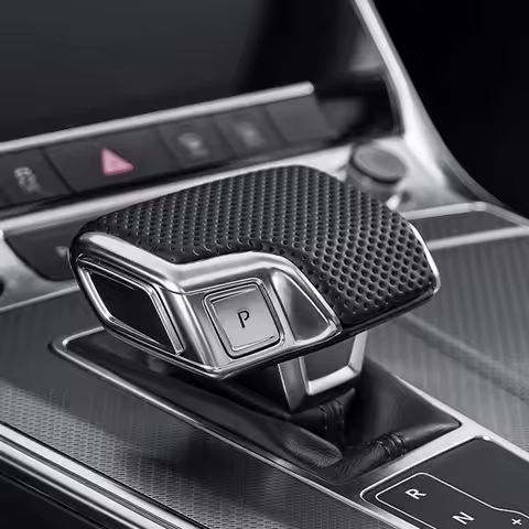 4K1713139D Gear Shift Knob Cover Perforated LHD For Audi A6 C8 A7 2019+ 4K1 713 139D