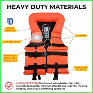 ▶ ╱ ∟ AQUALIFE Life Vest with HEADREST ( MARINA APPROVED) MANUFACTURER