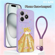 New Liquid Silicone TPU Phone Case Compatible For Realme C61 C65s C63 C60 C65 Good Luck Cartoon Patt