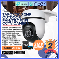 TP-LINK Tplink 2MP Tapo Wi-Fi Wifi IP65 Outdoor PT Pan Tilt CCTV Camera Smart AI Motion Tracking Not