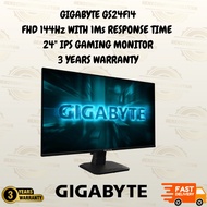 [ Gigabyte GS24F14 ] - 23.8" IPS 144Hz FHD Gaming Monitor