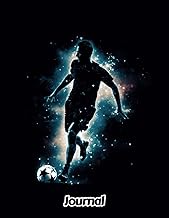 Watercolor Soccer Journal: Wide Ruled | Gift For People Who Love Football, Sport Lovers | For Back T
