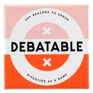 Brass Monkey Debatable Game Set | 200 Two-Sided Game Cards for Things to Argue About | Social Game |