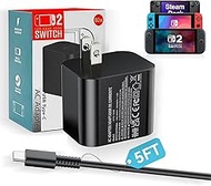 BESCLOSE Charger for Nintendo Switch 2, 60W AC Adapter Fast Charging Power Supply for Switch, 20V 3A