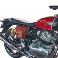 Royal Enfield RE650 重機專用側袋 真皮頭層牛皮 高品質