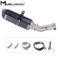 Suitable for Motorcycle Yamaha FZ8/FZ 8 FZ8N FZ8S/FZ8 Fazer Modified Middle Exhaust Pipe