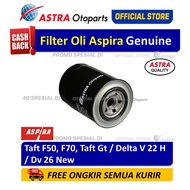 Filter Oli/ Oil Filter Aspira TAFT F50 F70 TAFT GT / DELTA V 22 H / DV 26 NEW