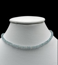 Sky blue topaz rondell facited beads 4-5 MM