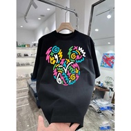 Mickey MK01 unisex cartoon t-shirt for men and women, loose form, 100% Cotton