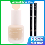 INNISFREE | Innisfree Light Fitting Foundation 17N Ivory + Eyebrow Ash Brown