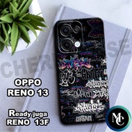 CC25 Flexible rubber softcase/ for OPPO RENO 13 AND OPPO RENO 13F GRAFITY Motif/case OPPO RENO 13 OP