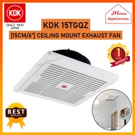 KDK 15TGQZ CEILING EXHAUST FAN (15cm/6″)