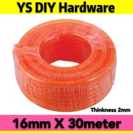 30 Meters 2mm Water Hose Garden Hose Lawn PVC Pipe 16mm Diameter