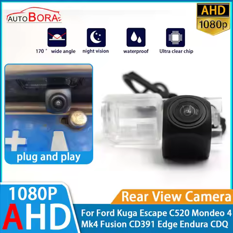 Reverse Parking Car Rear View Camera AHD 1080P Night Vision for Ford Kuga Escape C520 Mondeo 4 Mk4 F