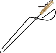 Field to Summit OFHTONG44 Wood Shears, 17.3 inches (44 cm), Charcoal Shears, Wood Handle, Barbecue,