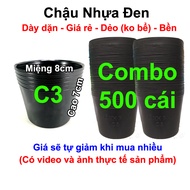 Wholesale 500 C3 plastic pots for nursery seedlings of Lien An / Quoc Huy (8x7cm)