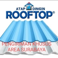 ATAP ROOFTOP Atap uPvc rooftop (Warna SEMI TRANSPARAN) (SRY7)