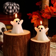 New Product Halloween Ghost Candle Decoration Cross-Border Ghost Festival Cute Style Atmosphere Cand