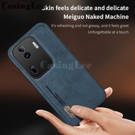 Phone Case for Oppo Reno11 Pro 11F Back Cover Matte Genuine Leather Adsorb Shockproof for Oppo Reno 11F 11 Pro Cover Cases