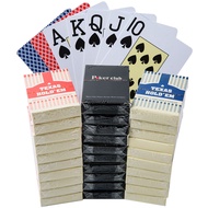 1 PCS PVC Baccarat Texas Hold'em Plastic Waterproof Scrub Playing Cards Poker Club Cards Board Games