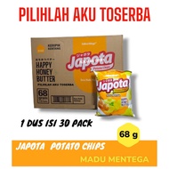 Japota Keripik Kentang HAPPY HONEY BUTTER 68 gr - ( HARGA 1 DUS )