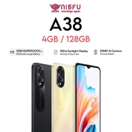 OPPO A38 RAM 4GB / 128GB - 33W Fast Charging -  Garansi resmi