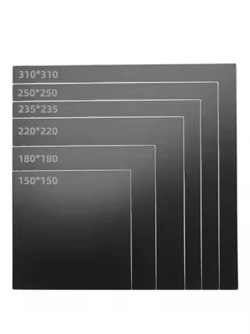 4pcs Heated Bed Sticker 250/300mm Printing Build Sheet Build Plate Sticker 3D Printer Tape Platform 