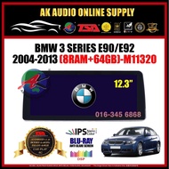 BMW 3 Seriers E90 / E92 2004 - 2013 [ 8Ram + 64GB ] Blu-Ray Anti Glare Screen 12.3" IPS+4G+Carplay A