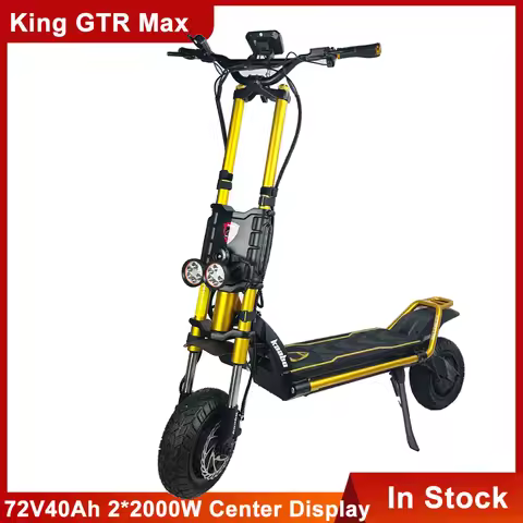 Kaabo Wolf King GTR Max 72V 40Ah 2*2000W Dual Motor Top Speed 105km/h TFT Display IPX7 4Piston Hydra