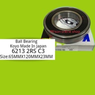 Koyo 6213 2RS C3 Deep Groove Ball Bearing Koyo Made In Japan