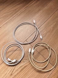 Apple USB-C 轉 Lightning 充電線 3條