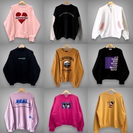 CREWNECK SWEATER PREMIUM/KOREAN SWEATER/KOREAN LOOK/BKK SWEATER/VINTAGE SWEATER CREWNECK/OVERSIZE CR