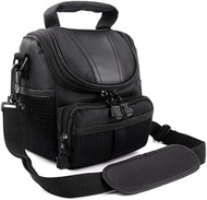 Camera Bag Shoulder Bag Retro Black Portable Crossbody Bag for Kodak PIXPRO AZ528 Digital Camera, Bl
