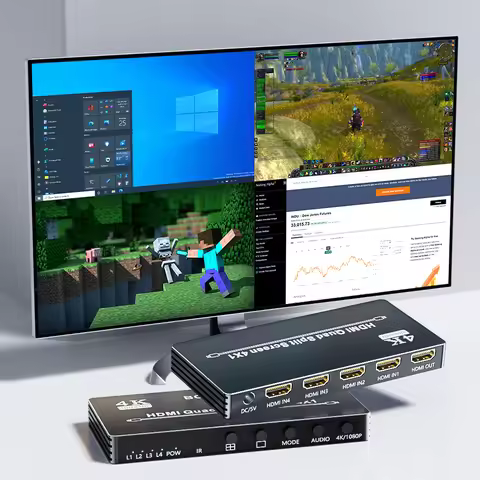 4K HDMI Multi-Viewer 4X1/2X1 HDMI Quad multi-viewer HDMI multivisor 4K HDMI Multiviewer 4X1 Swicth M