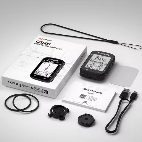 GPS Bike Computer Coospo CS500 Cycle Wireless Speedometer Bicycle Digital Stopwatch Cycling Odometer
