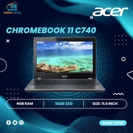 Acer Chromebook 11 C740-C4PE || Intel Celeron 3205U || RAM 4GB SSD 16GB || Student & Work Laptop