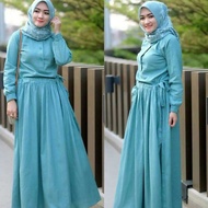 Sadira Dress Gamis Wanita Terbaru 2021 Baju Muslim Wanita Original