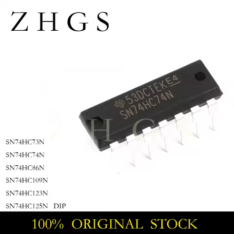 10PCS SN74HC74N DIP 74HC74 DIP-14 74HC74N SN74HC73N SN74HC86N SN74HC109N SN74HC125N SN74HC123N 74HC8