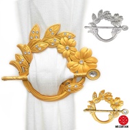 MR.CURTAIN Sanggul Langsir - 22 Diamond Curtain Tieback Buckle / Penyepit Ikat Langsir Gold Silver