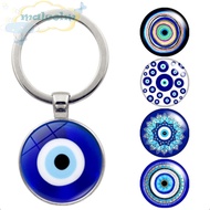 MALCOLM Blue Evil Eye Pendant, Blue Evil Eye Lucky Evil Eye Keyring, Car Pendants Fashion Turkish Tr