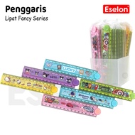 1 30cm Character Folding Ruler 1pcs Fancy 30 cm Folding Ruler