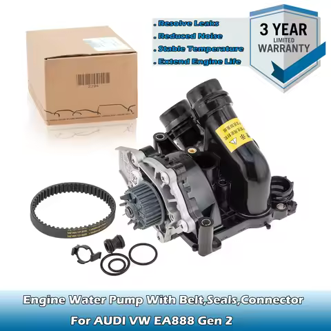 OEM Engine Coolant Pump with Belts 06H121026N For AUDI A3,A4 B8,A5,A6 C7,Q3,Q5,TT,VW Beetle,Golf,Pas